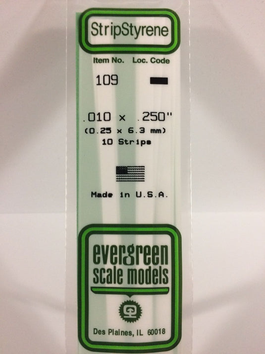 Evergreen Styrene Strip .010