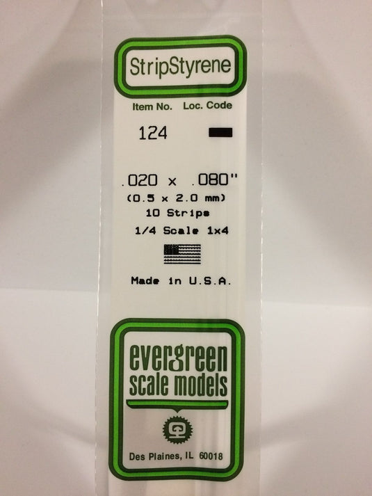 Evergreen Styrene Strip .020