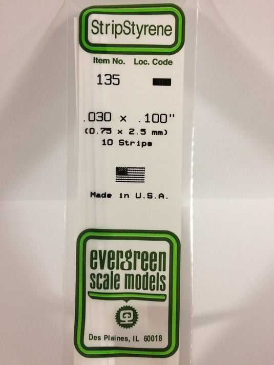 Evergreen Styrene Strip .030