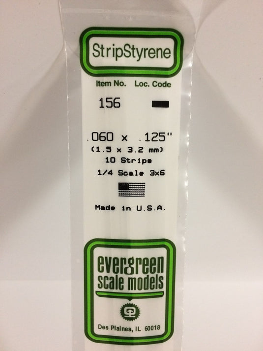 Evergreen Styrene Strip .060
