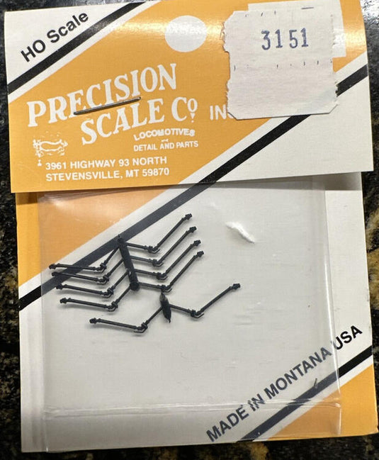 Precision Scale Air Hose w/Angle Cock & Glad Hand Plastic pkg(12)