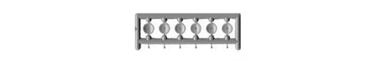 Tichy Train Group HO Lamp Reflectors pkg(24)