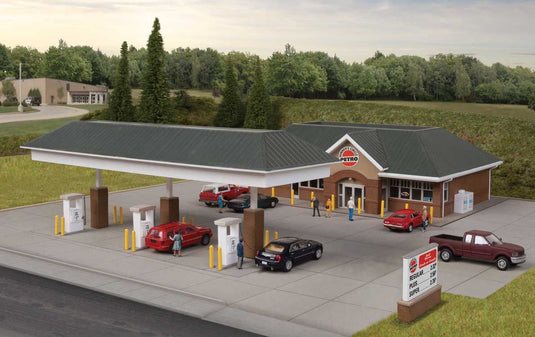 Walthers Cornerstone HO Modern Gas Station - Kit