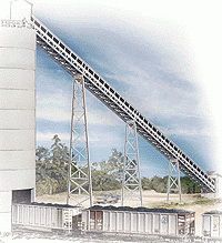 Walthers Cornerstone HO Modern Conveyor - Kit pkg(3)