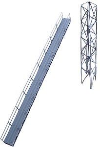 Walthers Cornerstone HO Grain Structure Conveyor Bridge & Support Tower - Etched-Brass Kit