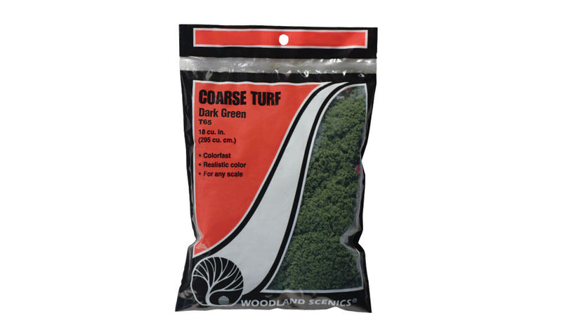 Load image into Gallery viewer, Flocage Woodland Scenics Vert foncé Coarse sachet T65