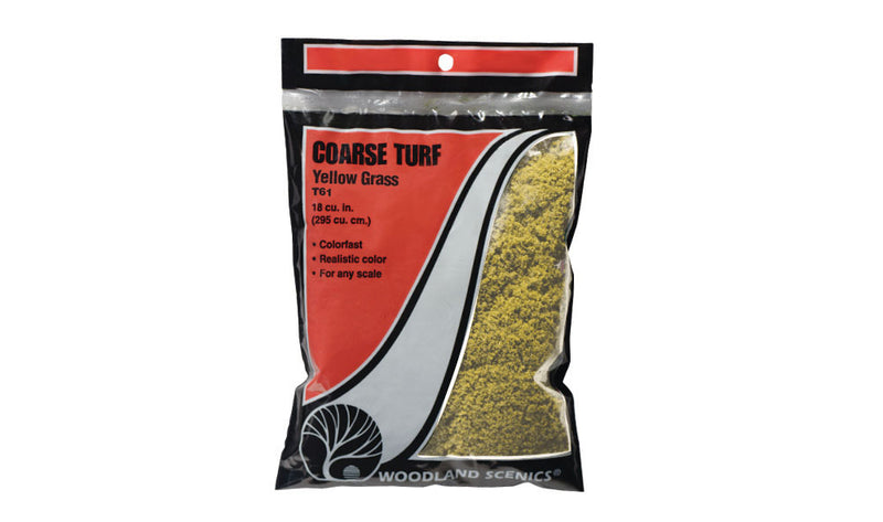 Load image into Gallery viewer, Flocage Woodland Scenics Herbe jaune Coarse sachet T61