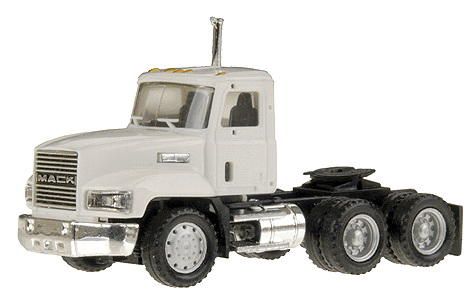 Herpa HO Mack CH 603 Conventional w/Short Chassis Dual Rear Axles - Unpainted (white)