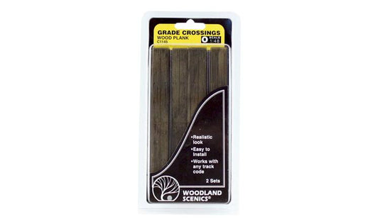 Woodland Scenics O Scale Grade Crossing - Wood Plank
