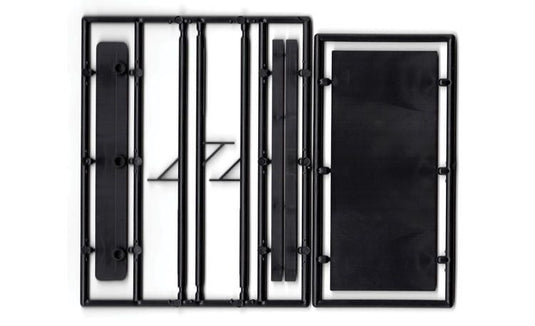 Tichy Train Group HO Blank Billboard - Kit - Unpainted (black)