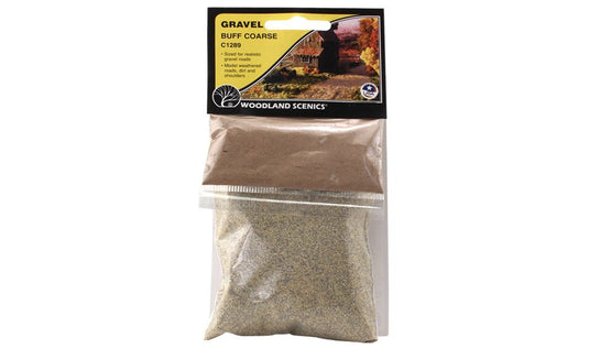 Woodland Scenics Gravel Buff - Coarse