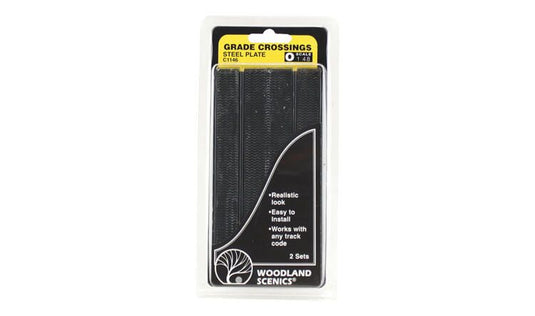 Woodland Scenics O Scale Grade Crossing - Steel Plate