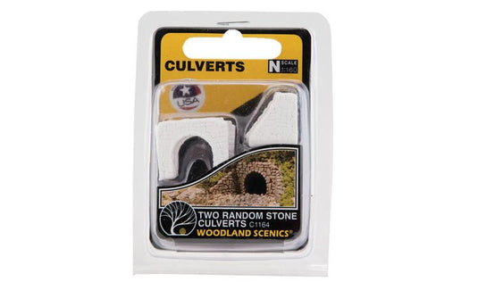 Woodland Scenics N scale Culverts - Random Stone pkg(2)
