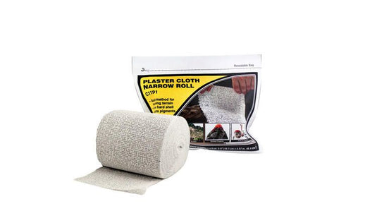 Woodland Scenics Plaster Cloth Narrow Roll - 4" x 15' 10.1cm x4.57m