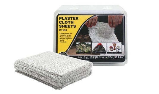 Woodland Scenics Plaster Cloth Sheets 8 x 12