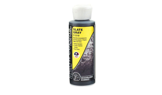 Woodland Scenics Earth Color Liquid Pigment - Slate Gray 4oz 118mL Bottle