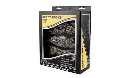 Woodland Scenics Ready Rocks - Shelf Rock 6pcs