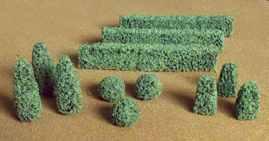 JTT Miniature HO Boxwood Plants - pkg(20)