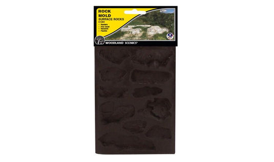 Woodland Scenics Rock Mold - Surface Rocks 5 x 7" 12.7 x 17.7cm