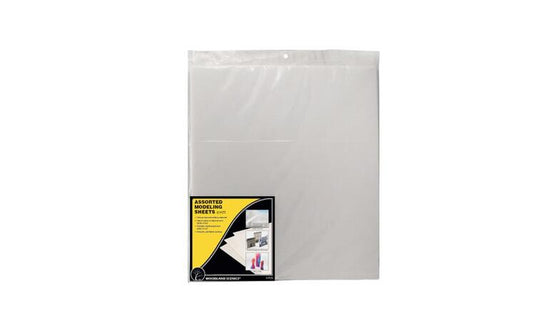 Woodland Scenics Assorted Modeling Sheet Modeling Sheets 4pcs