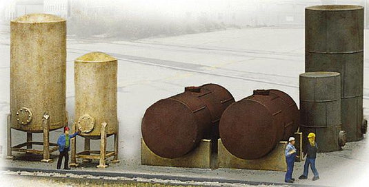 Walthers Cornerstone HO Industrial Tanks Detail Set - Kit