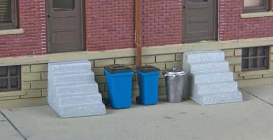Walthers SceneMaster HO Vintage Garbage Can - Kit Pkg(20)