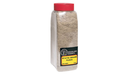 Woodland Scenics Static Grass Flock Wild Honey  57-11/16 Cubic In. 945 Cubic cm
