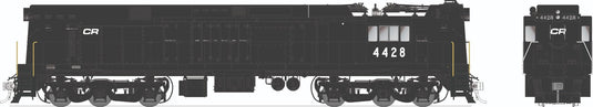 Rapido Trains HO Scale GE E44 Electric (DC/DCC/Sound): Conrail - CR Black