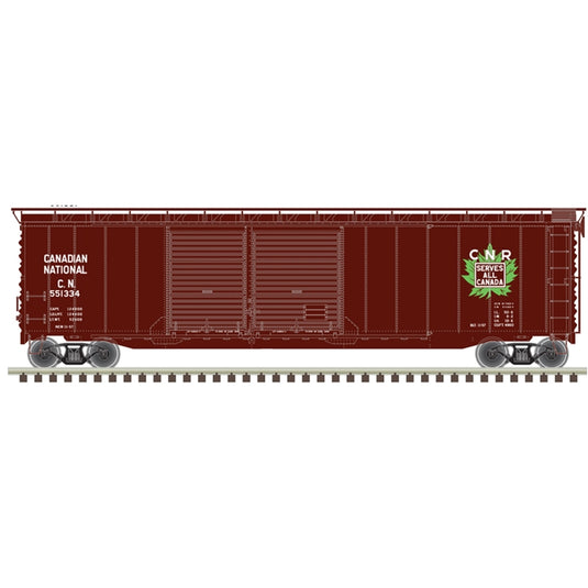 Atlas Master Line HO 50' Postwar Double Dor Boxcar - Canadian National