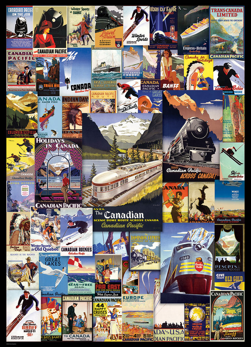 Load image into Gallery viewer, Superior Art Editions Puzzle - Canadian Pacific Railway Adventures (1000 Pieces)