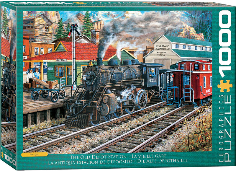 Chargez l'image dans la visionneuse de la galerie, Superior Art Editions Puzzle - The Old Depot Station