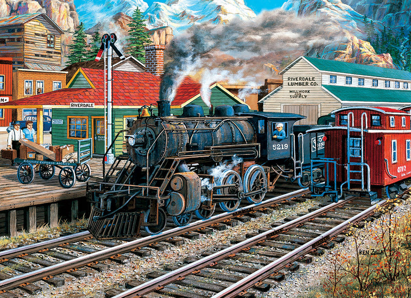 Chargez l'image dans la visionneuse de la galerie, Superior Art Editions Puzzle - The Old Depot Station