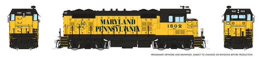 Rapido Trains HO ATSF CF7 w/ Square Cab DCC & Sound: Maryland & Pennsylvania
