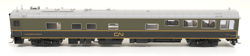 Load image into Gallery viewer, Broadway Limited Imports HO CN Track Inspection Car, IC #800653, "Sandford Fleming", Green/Black/Yellow