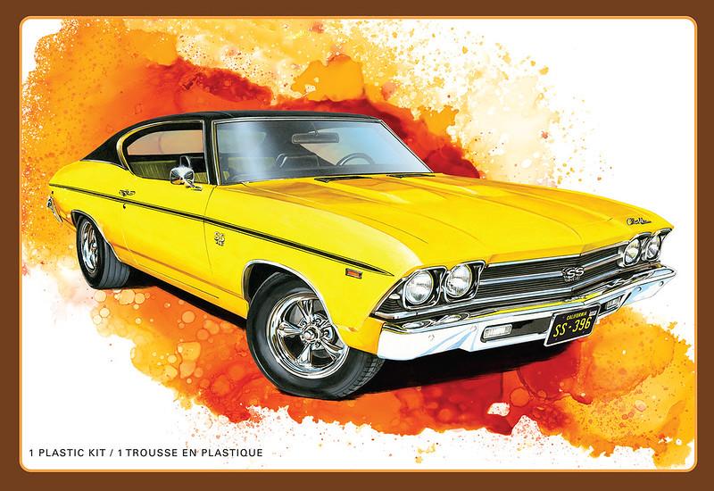 Chargez l'image dans la visionneuse de la galerie, AMT 1/25 1969 Chevy Chevelle SS 396 Hardtop