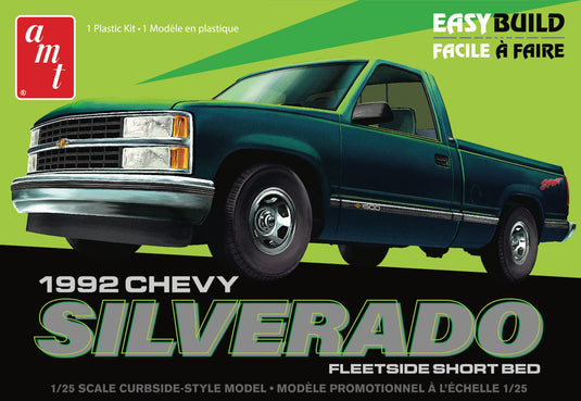 AMT 1/25 1992 Chevrolet Silverado Shortbed Fleetside Pickup - Easy build