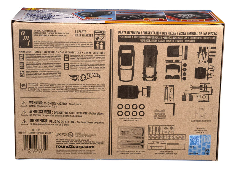 Load image into Gallery viewer, AMT 1/25 1969 Chevy Camaro COPO Hot Wheels