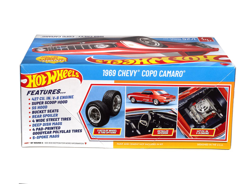 Load image into Gallery viewer, AMT 1/25 1969 Chevy Camaro COPO Hot Wheels