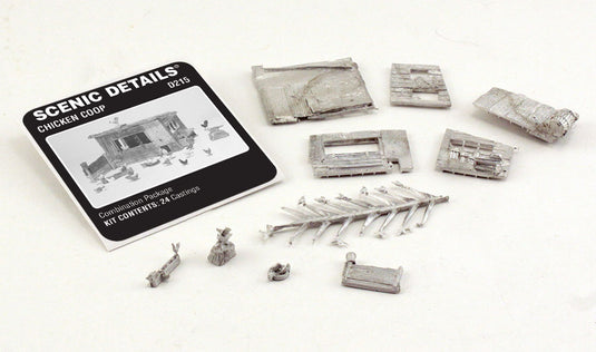 Woodland Scenics HO Chicken Coop - Kit
