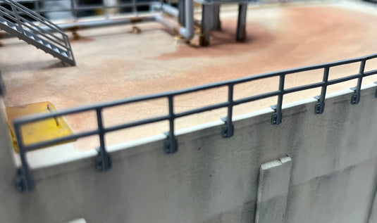 S.V.R. HO Industrial Guardrail 8pcs. (28