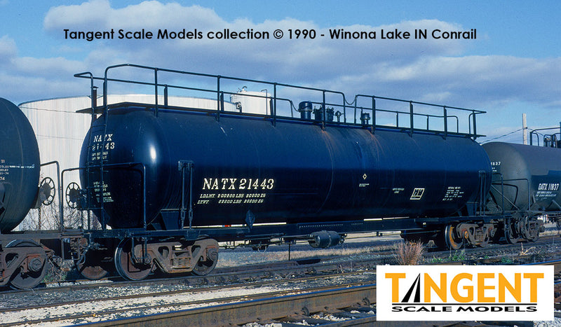 Chargez l'image dans la visionneuse de la galerie, Tangent Scale Models HO Wagon-citerne NACC 1963-Design 20,500 Gallon Non-isolé - NATX - Location 1990+