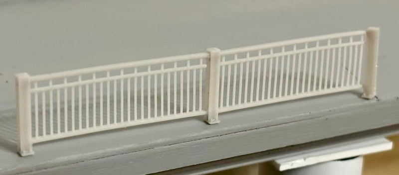 Load image into Gallery viewer, S.V.R. HO "Pabos Bridge" Fence 19pcs. 100' Scale (14"/35cm)
