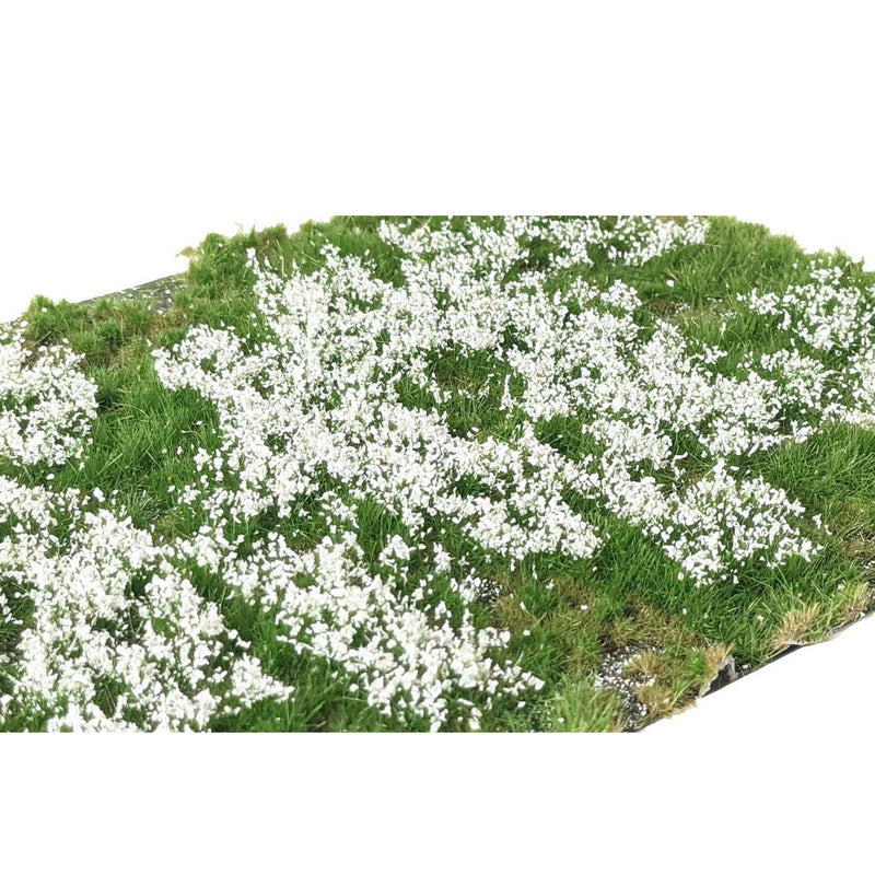 Chargez l'image dans la visionneuse de la galerie, Martin Welberg – Touffes d'herbe étagées fleuries (Layered Tufts with Flowers) – 2-6 mm / Blanc (White) (440-PWH262)
