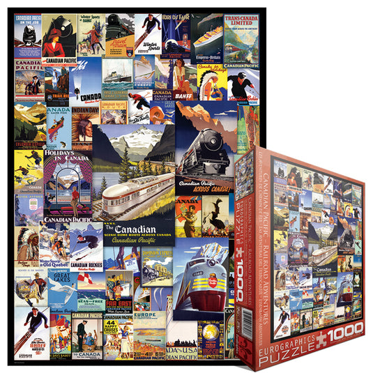 Superior Art Editions Puzzle - Canadian Pacific Railway Adventures (1000 Pieces)