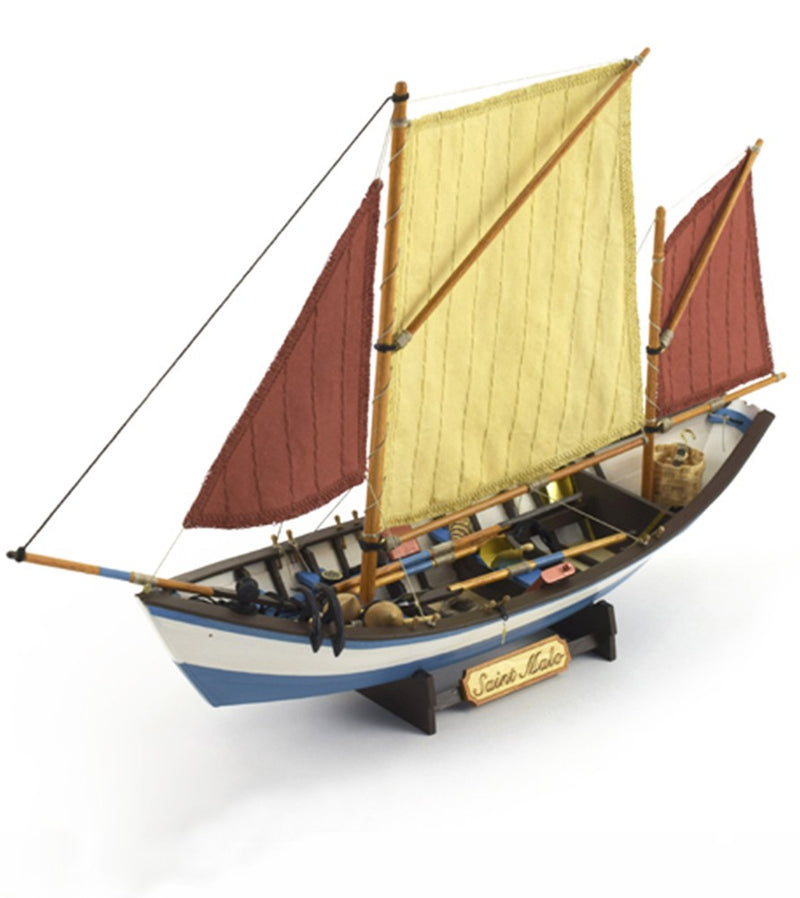 Chargez l'image dans la visionneuse de la galerie, Artesania Latina 1-20 Doris Saint-Malo Wooden Model Fishing Boat - Kit