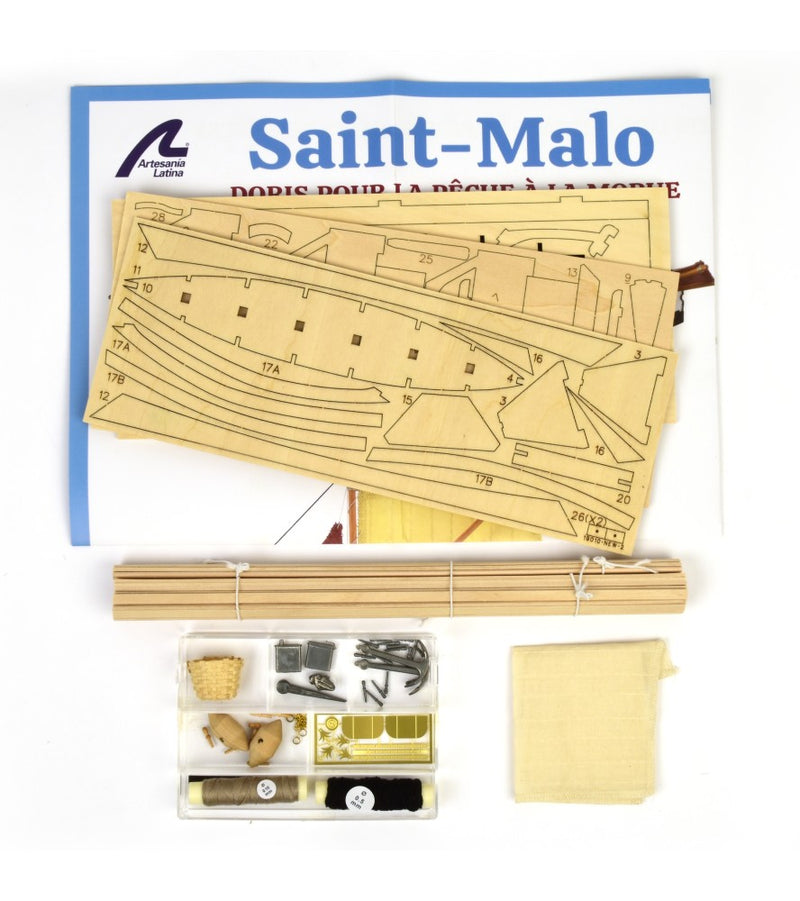 Chargez l'image dans la visionneuse de la galerie, Artesania Latina 1-20 Doris Saint-Malo Wooden Model Fishing Boat - Kit