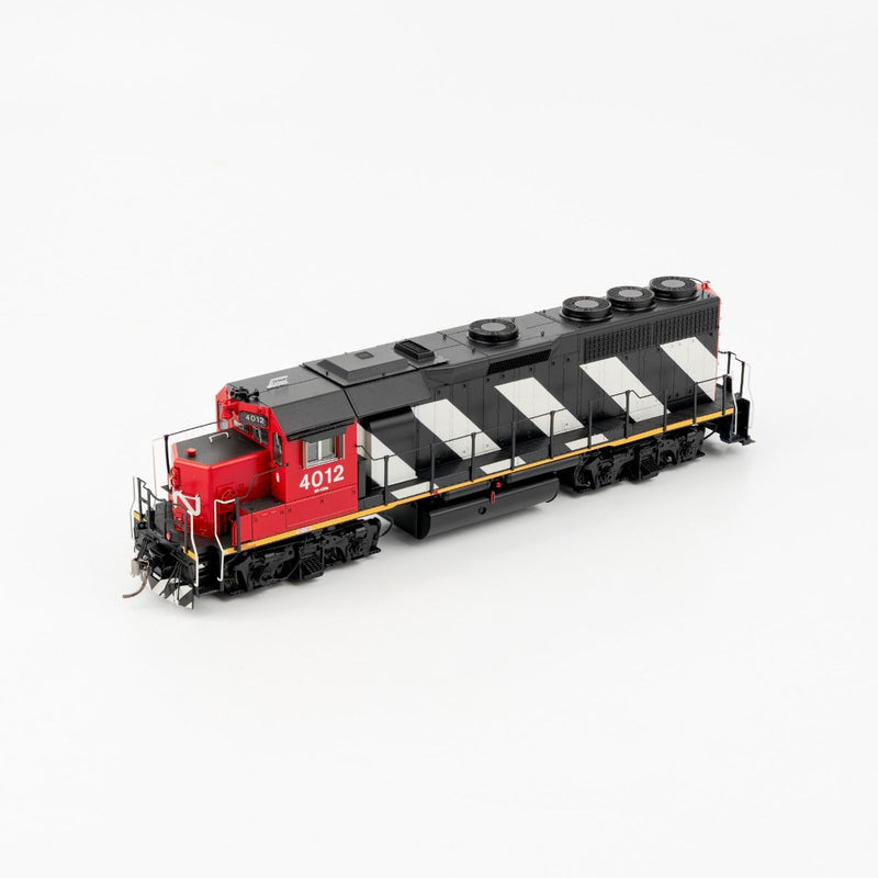 Load image into Gallery viewer, Rapido Trains HO GMD GP40 DCC & Sound - Canadaen National (Zebra Stripes)