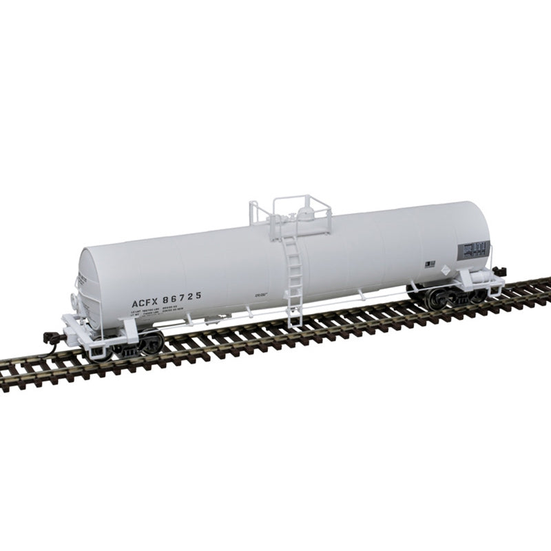 Chargez l'image dans la visionneuse de la galerie, Atlas Master HO Wagon-citerne ACF 23,500-Gallon - ACFX (Blanche)