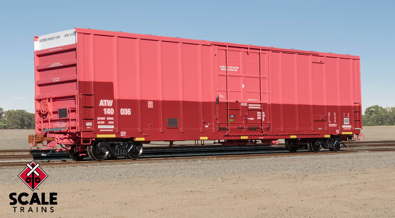 Chargez l'image dans la visionneuse de la galerie, ScaleTrains Rivet Counter HO Trinity 60' 7500 8' Double-Plug-Door High-Cube Boxcar - A&W