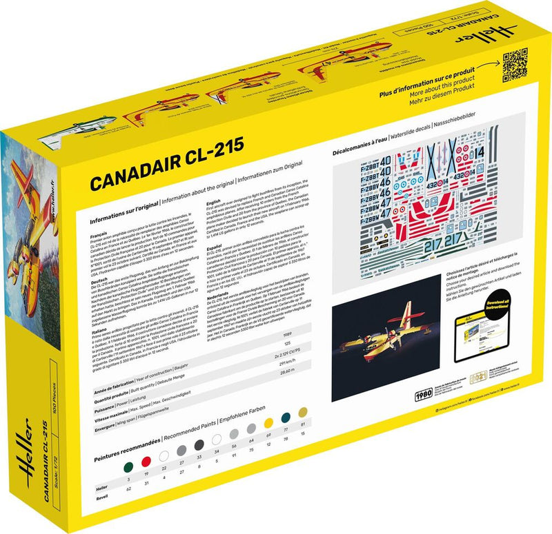 Load image into Gallery viewer, Heller 1/72 Canadair CL-215 Super Scooper - Kit